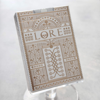 Lore - Private Reserve (Rose Gold Gilded) Playing Cards