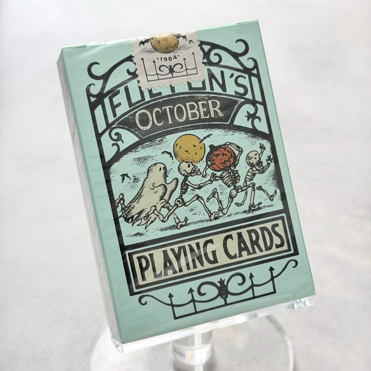 Fulton's October V4 (UV Glow Green) Playing Cards