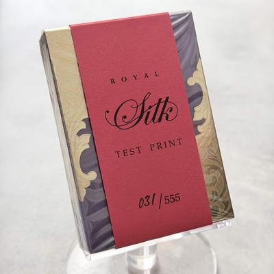 Royal Silk - Test Print (Purple) Playing Cards