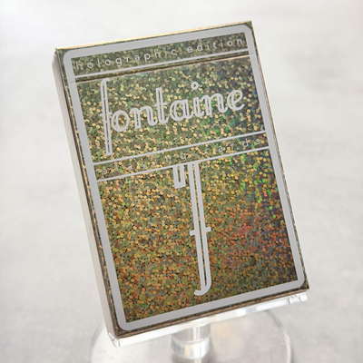 Rainbow Holographic Playing Cards