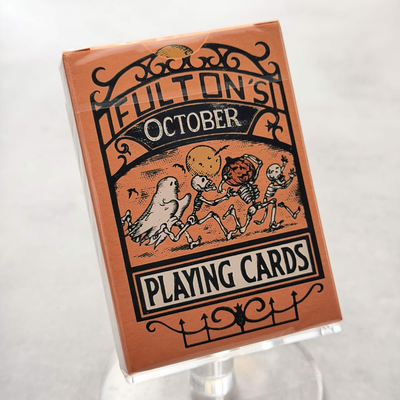 Fulton's October (V4 UV Pumpkin King Orange) Playing Cards