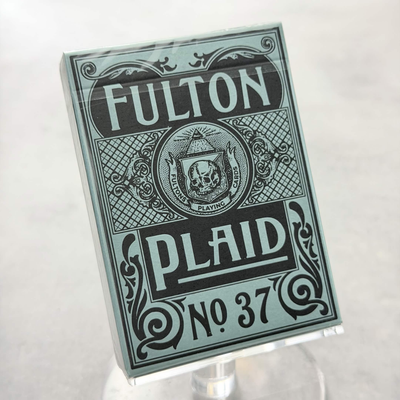 Fulton Plaid (Lucky Green) Playing Cards