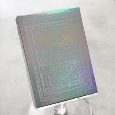 Rainbow Wheels - Gilded (Misprint) Playing Cards