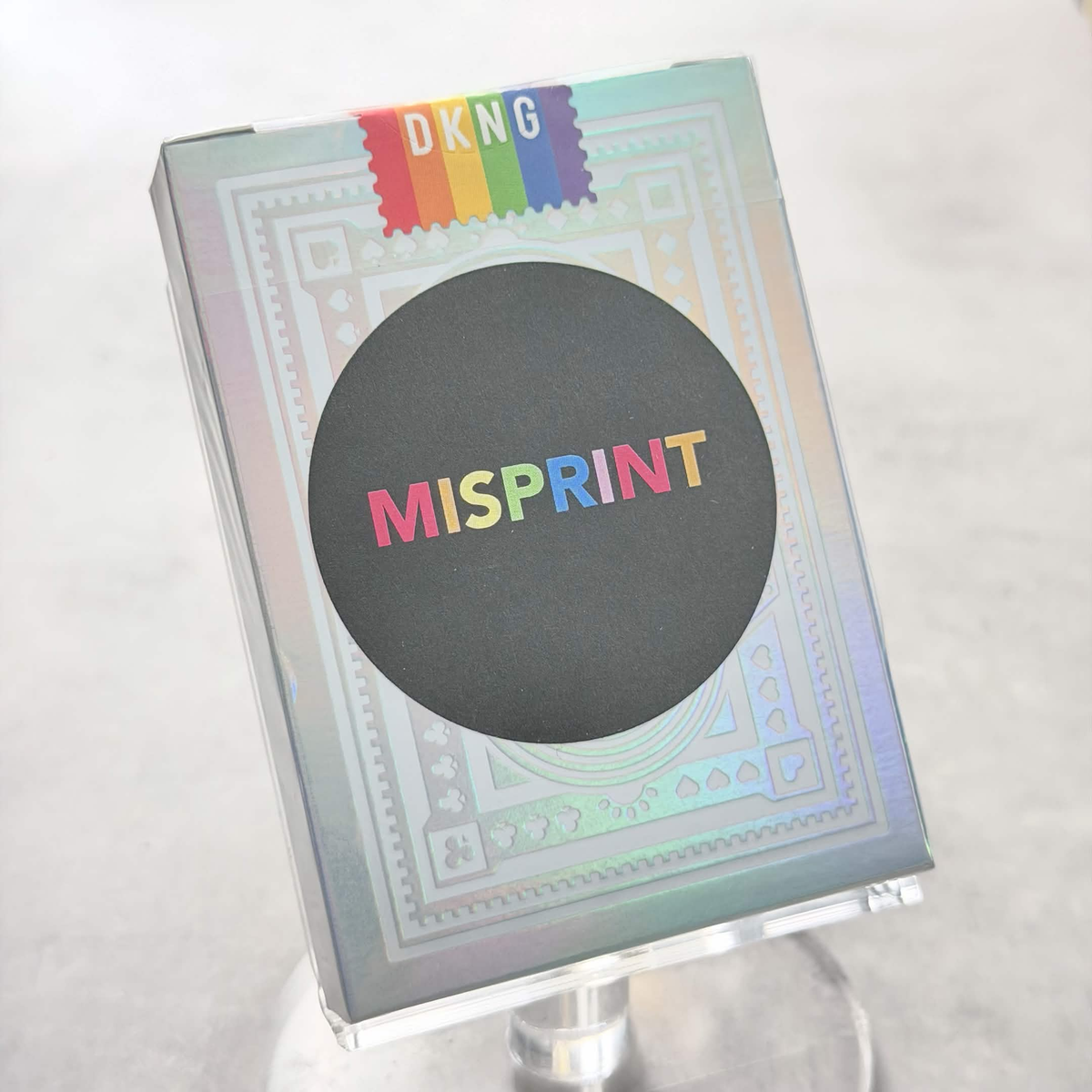 Rainbow Wheels - Gilded (Misprint) Playing Cards