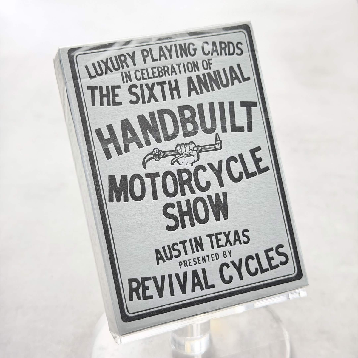 Revival Cycles Handbuilt Motorcycle Show (Standard) Playing Cards