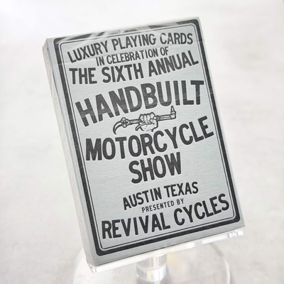 Revival Cycles Handbuilt Motorcycle Show (Standard) Playing Cards