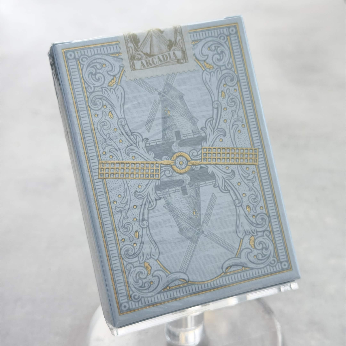 Arcadia - Windmill Back (Azure Blue) Playing Cards
