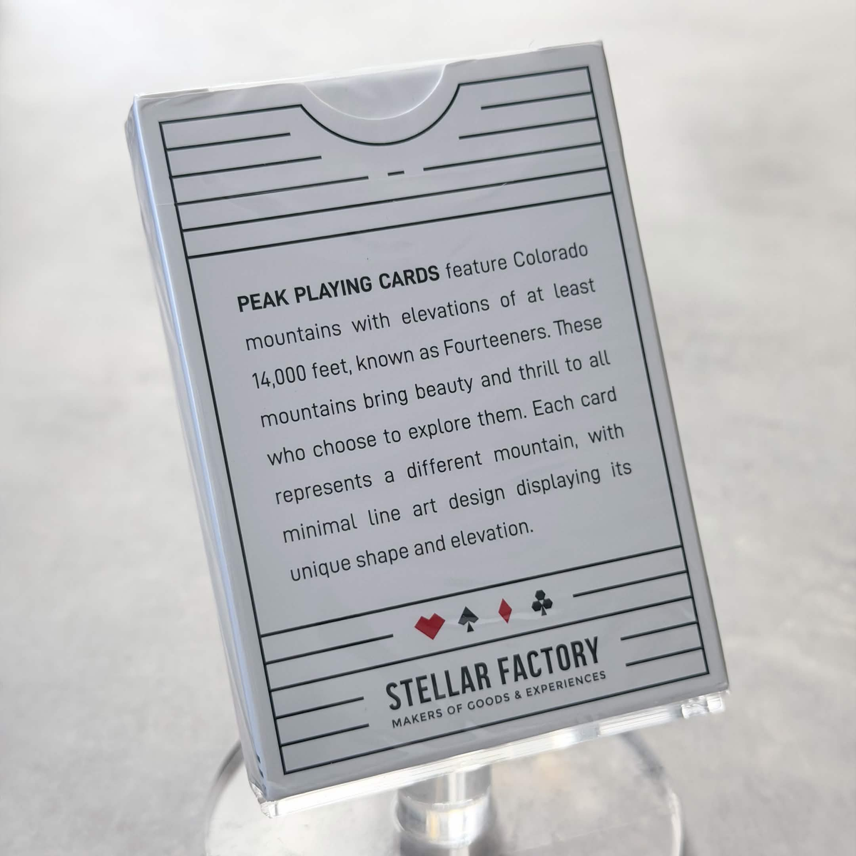Peak Mountain Playing Cards [SEALED / MINOR TUCK DEFECTS]