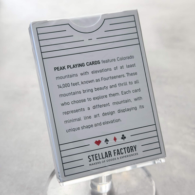 Peak Mountain Playing Cards [SEALED / MINOR TUCK DEFECTS]