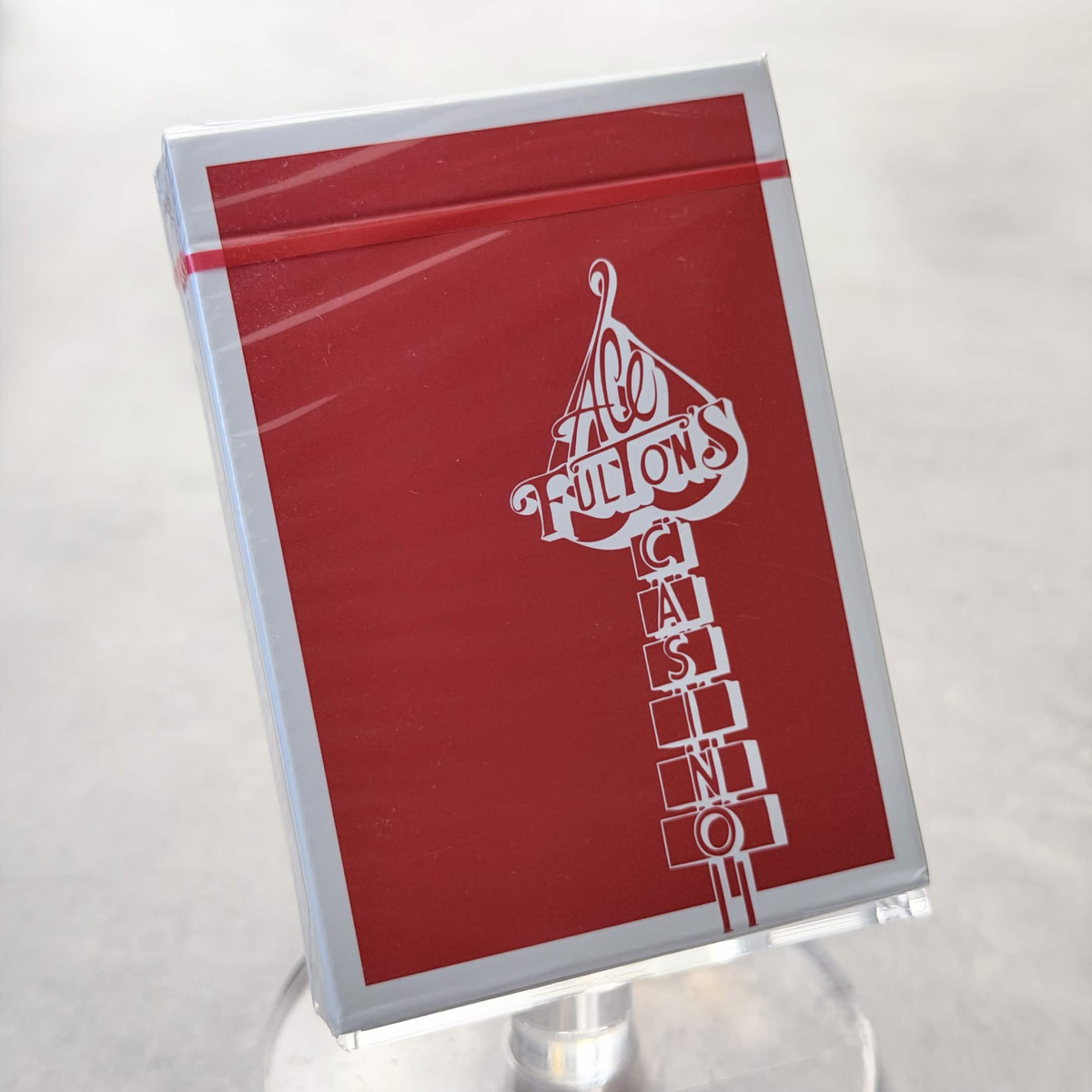 Ace Fulton's Casino (Classic Red) [SEALED / MINOR TUCK DEFECTS]