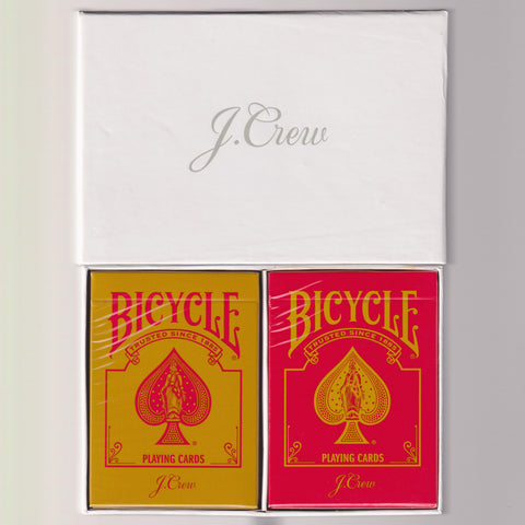 J.Crew Bicycle Gold/Red Set [AUCTION]