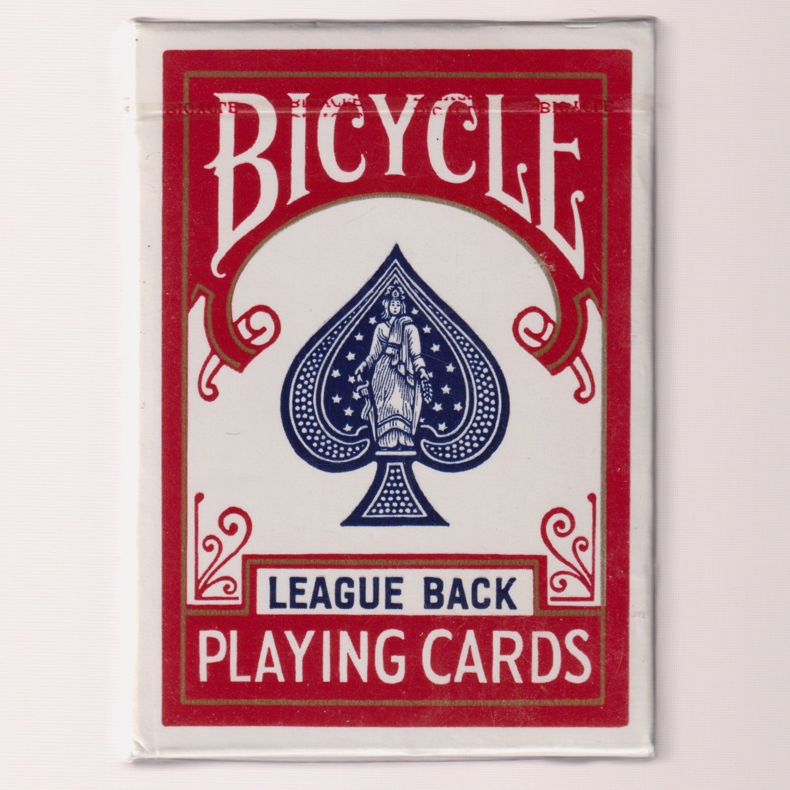 Bicycle League Back (Red, Ohio-made) [AUCTION]