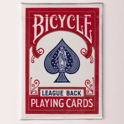 Bicycle League Back (Red, Ohio-made) [AUCTION]