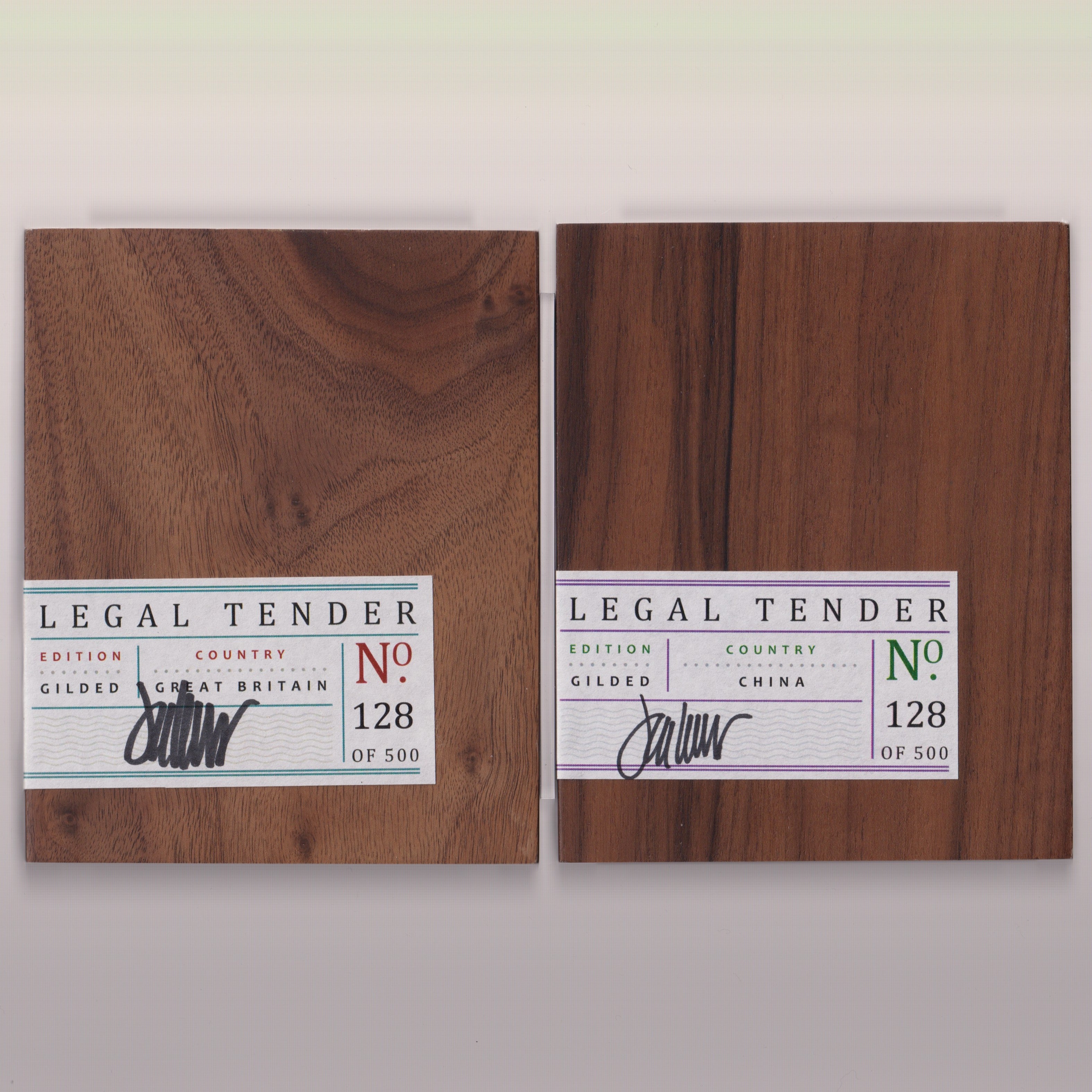 Legal Tender China & Great Britain Legacy Editions (BOTH #128/500) [AUCTION]