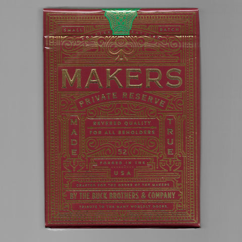 Makers (Private Reserve) Playing Cards