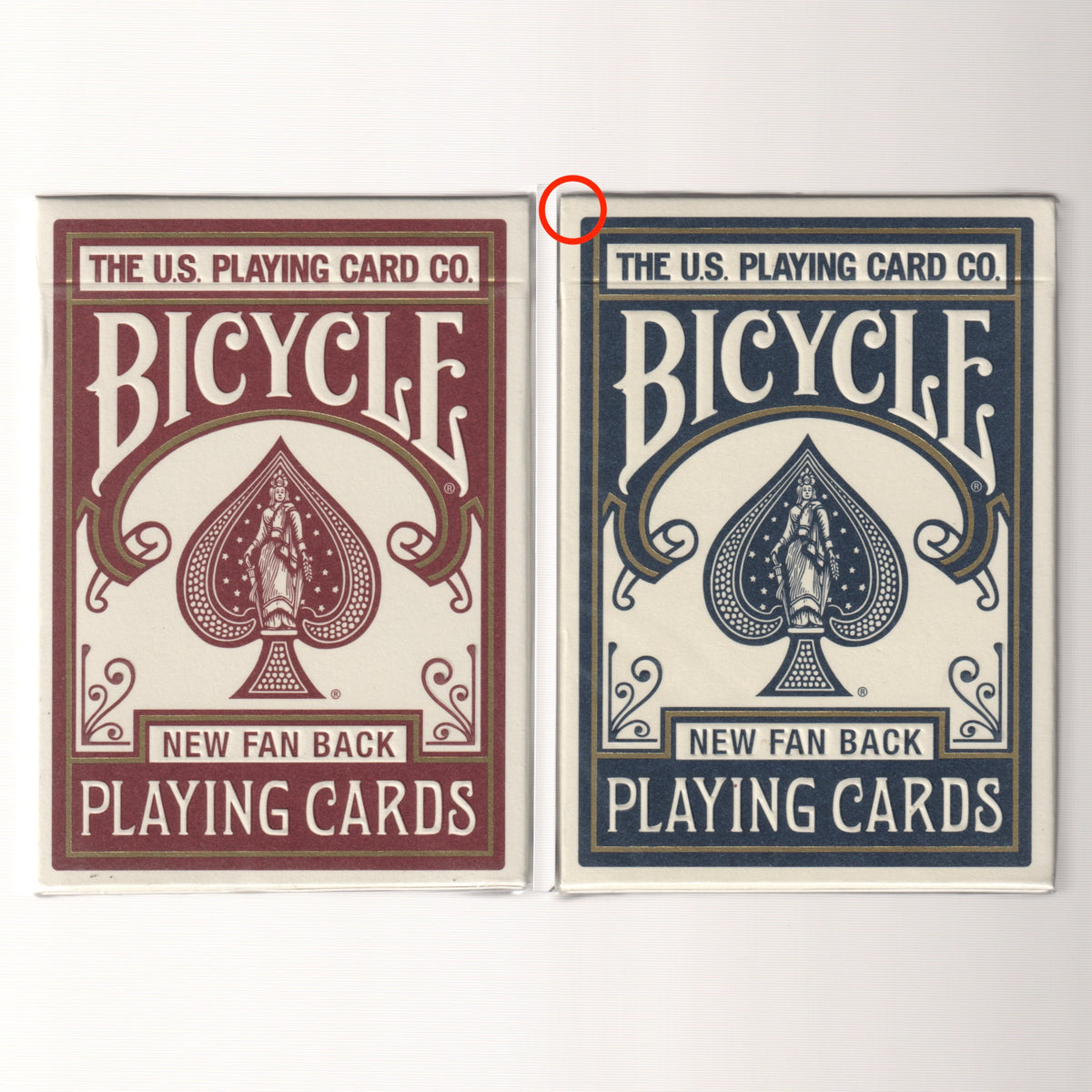 Bicycle New Fan Back (Dan & Dave Versions, Red & Blue) [AUCTION]
