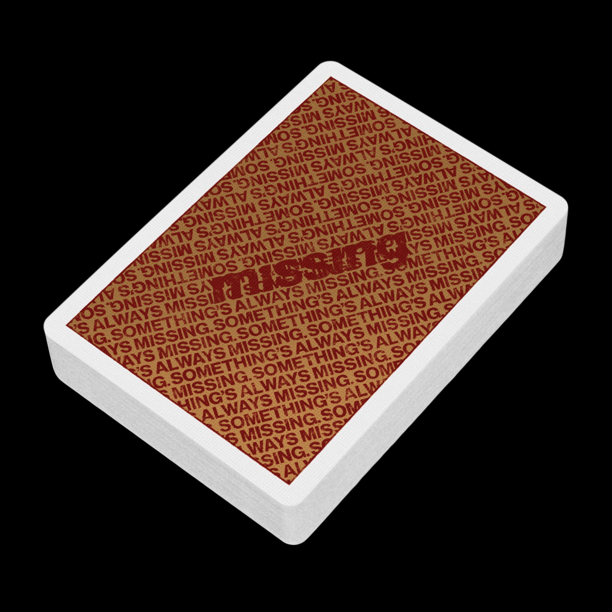 NY Slims Red/Gold Playing Cards