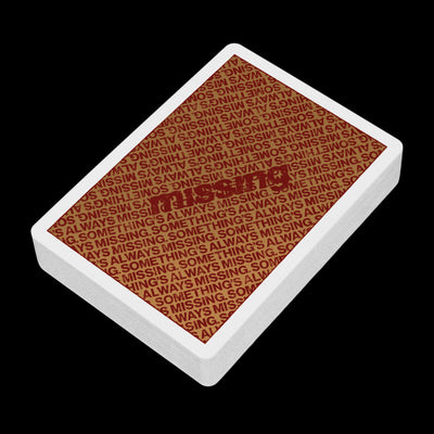 NY Slims Red/Gold Playing Cards