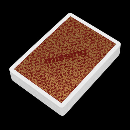 NY Slims Red/Gold Playing Cards