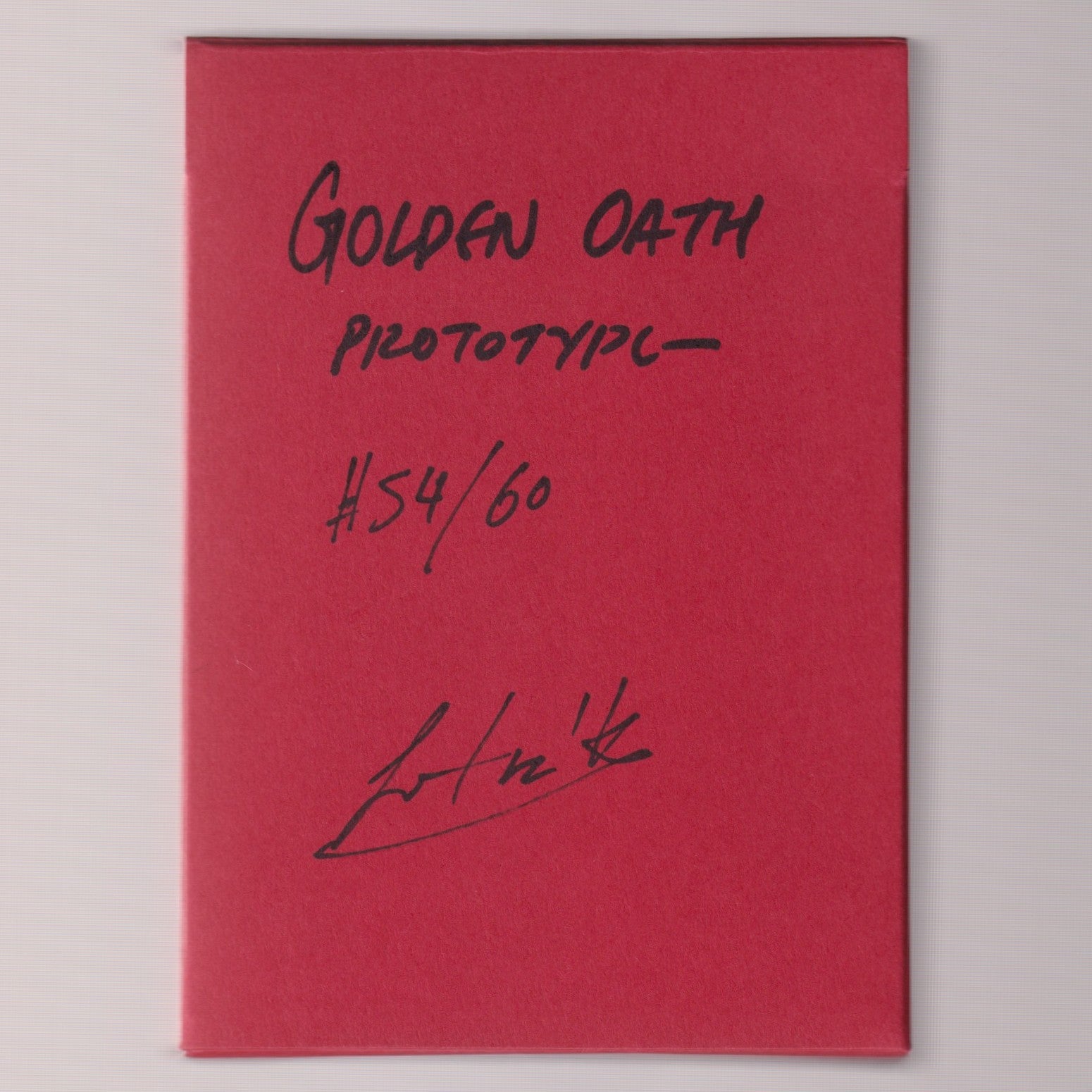 Golden Oath Prototype (#54/60) [AUCTION]