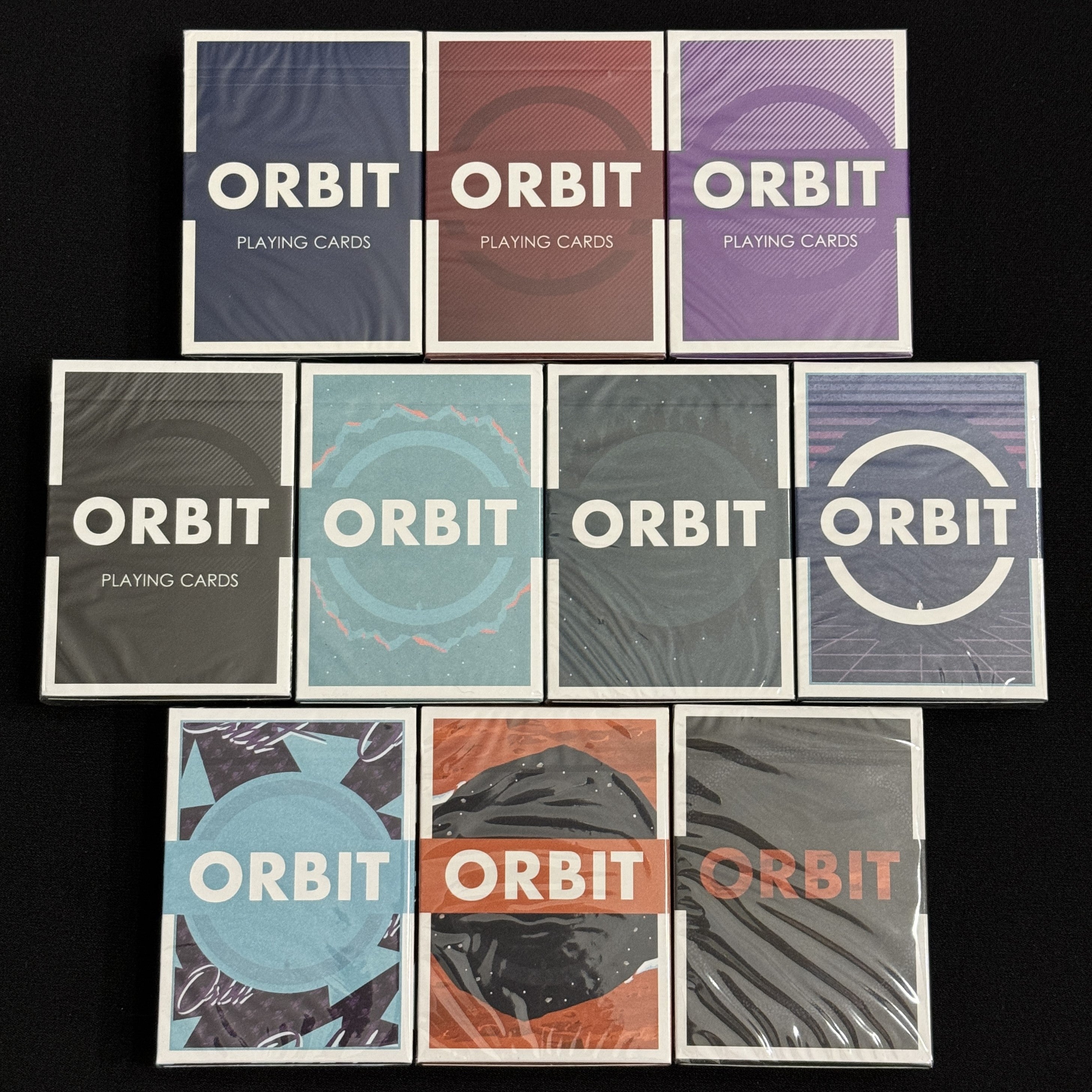 Orbit V1-V8, V7P-V8P (10 Decks!) [AUCTION] – SoCal Playing Cards LLC