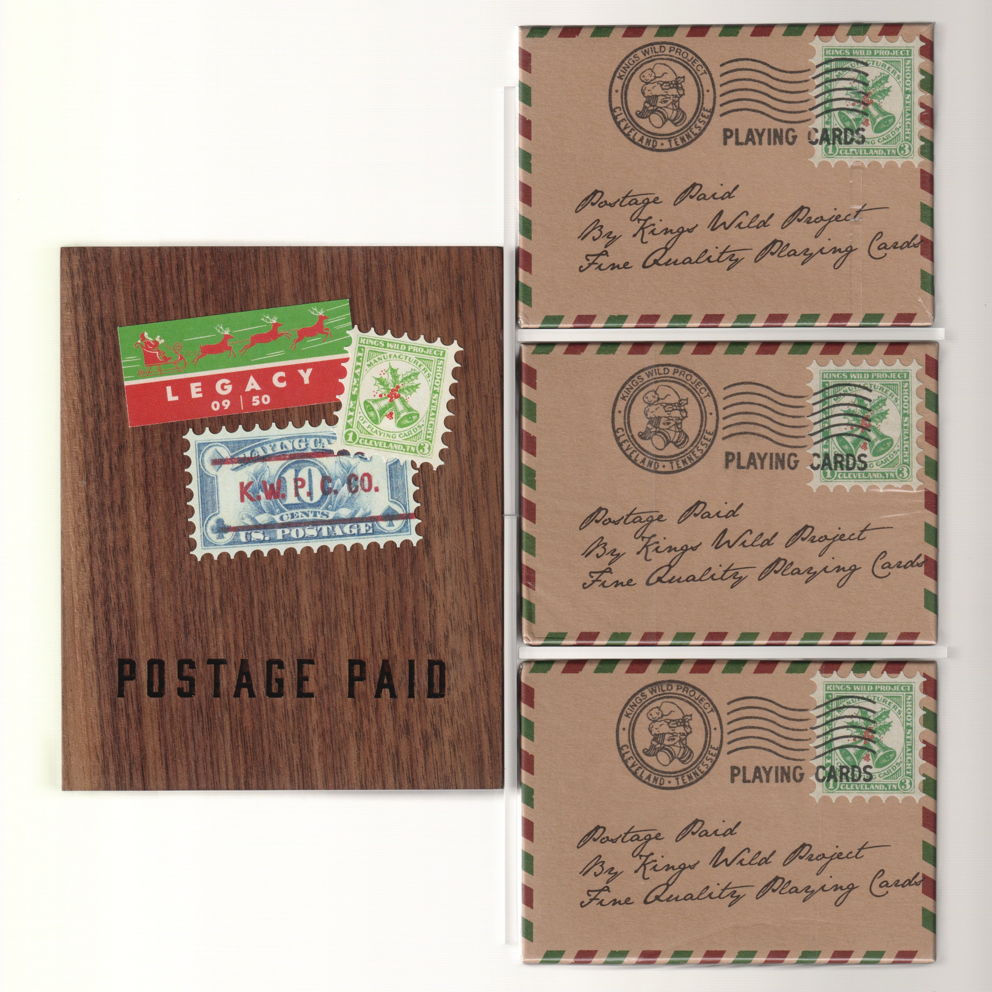 Postage Paid Christmas Set (Numbered decks all #09) [AUCTION]