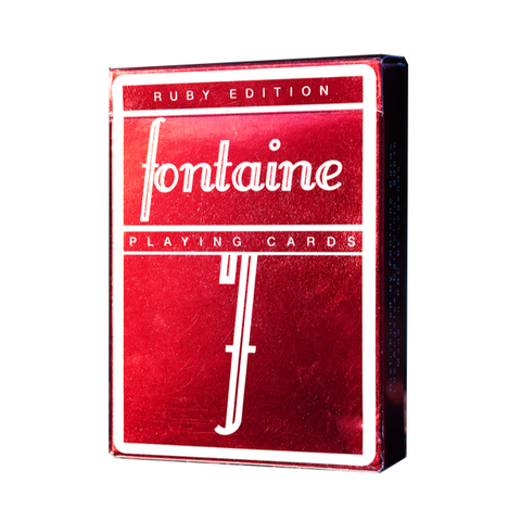 Fontaine: Ruby Edition Playing Cards