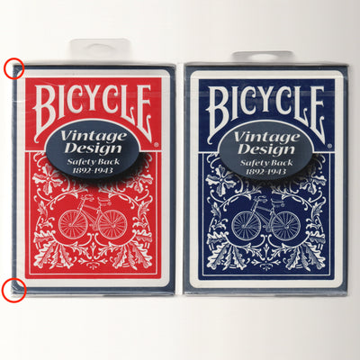 Bicycle Vintage Design Safety Back (Red & Blue) [AUCTION]