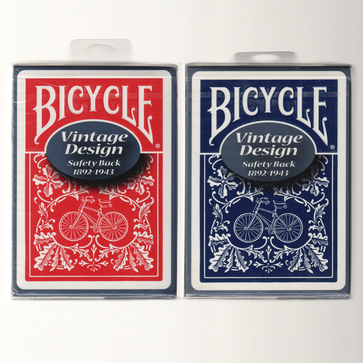 Bicycle Vintage Design Safety Back (Red & Blue) [AUCTION]