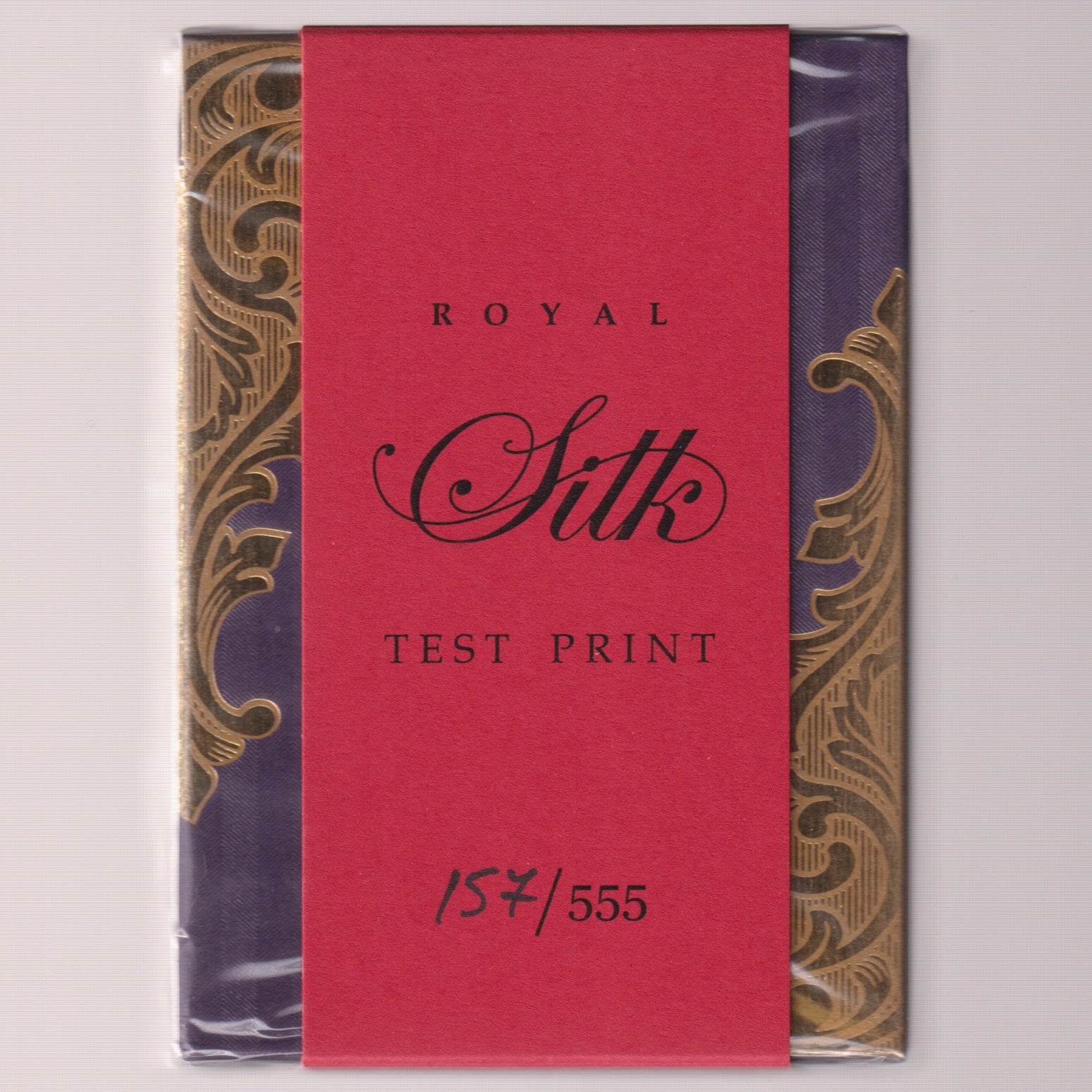 Royal Silk Purple Test Print (#157/555) [AUCTION]