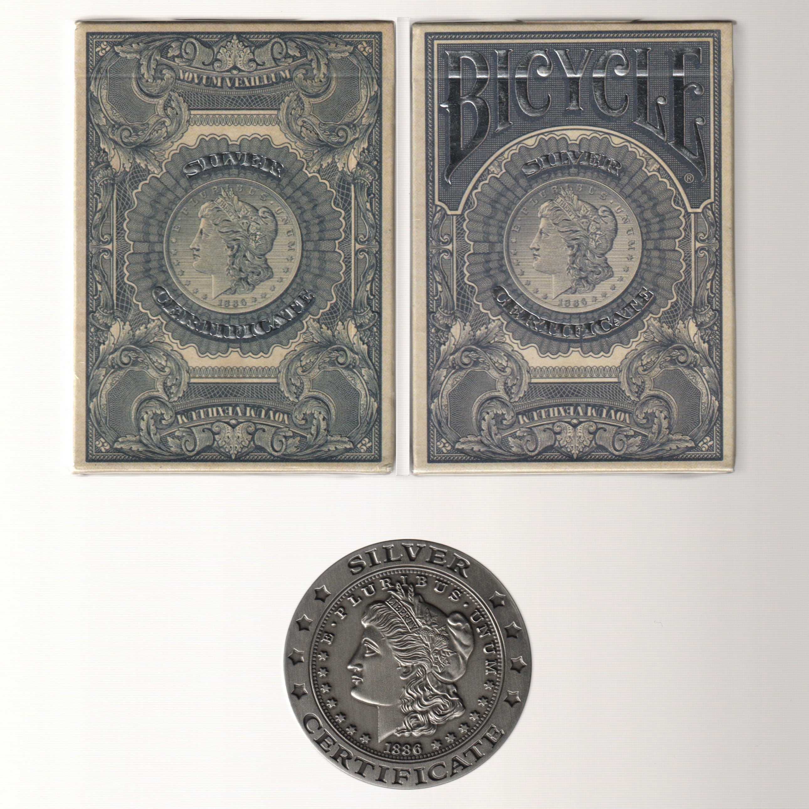 Silver Certificate Bicycle & Unbranded + Coin [AUCTION]