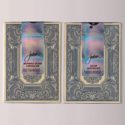 Silver Certificate Bicycle & Unbranded Editions [AUCTION]