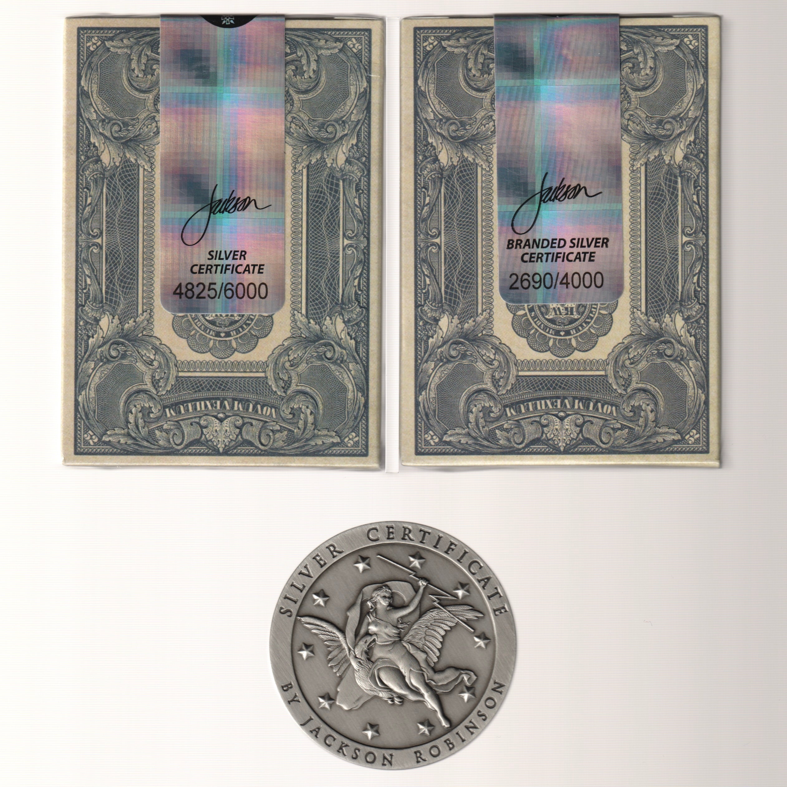 Silver Certificate Bicycle & Unbranded + Coin [AUCTION]