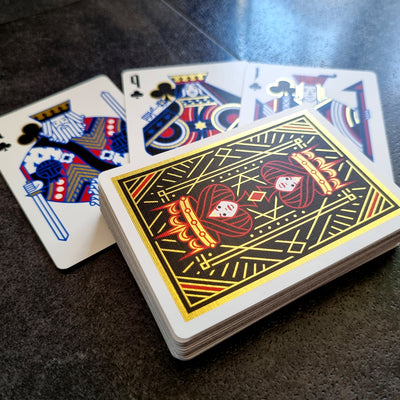 Simple Royal Red Playing Cards