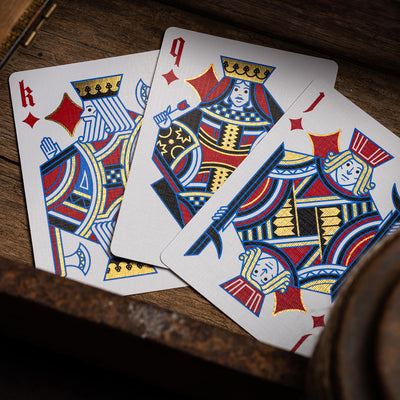 Simple Royal Red Playing Cards