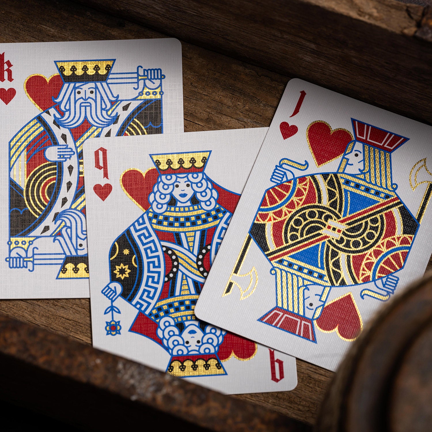 Simple Royal Red Playing Cards