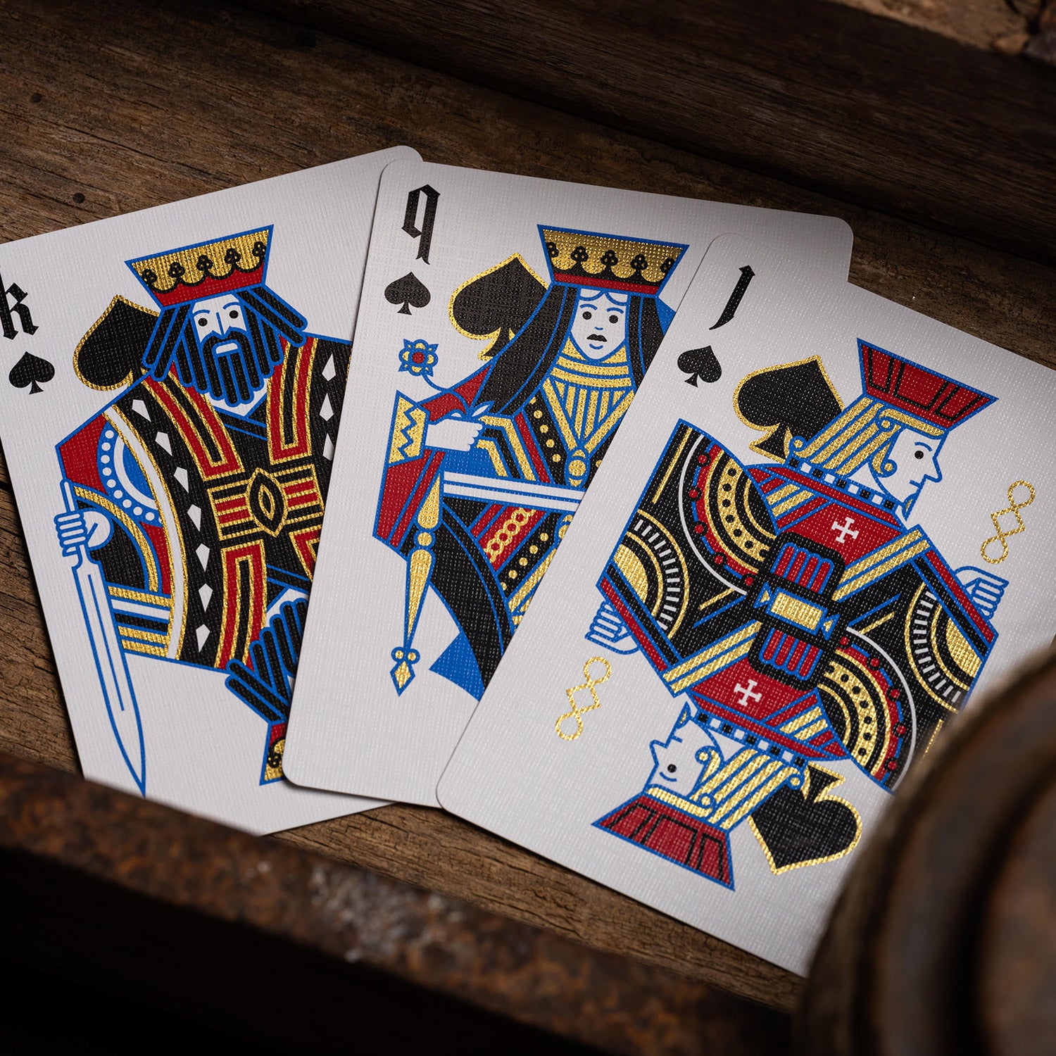 Simple Royal Red Playing Cards