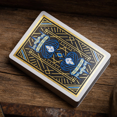 Simple Royal Blue Playing Cards