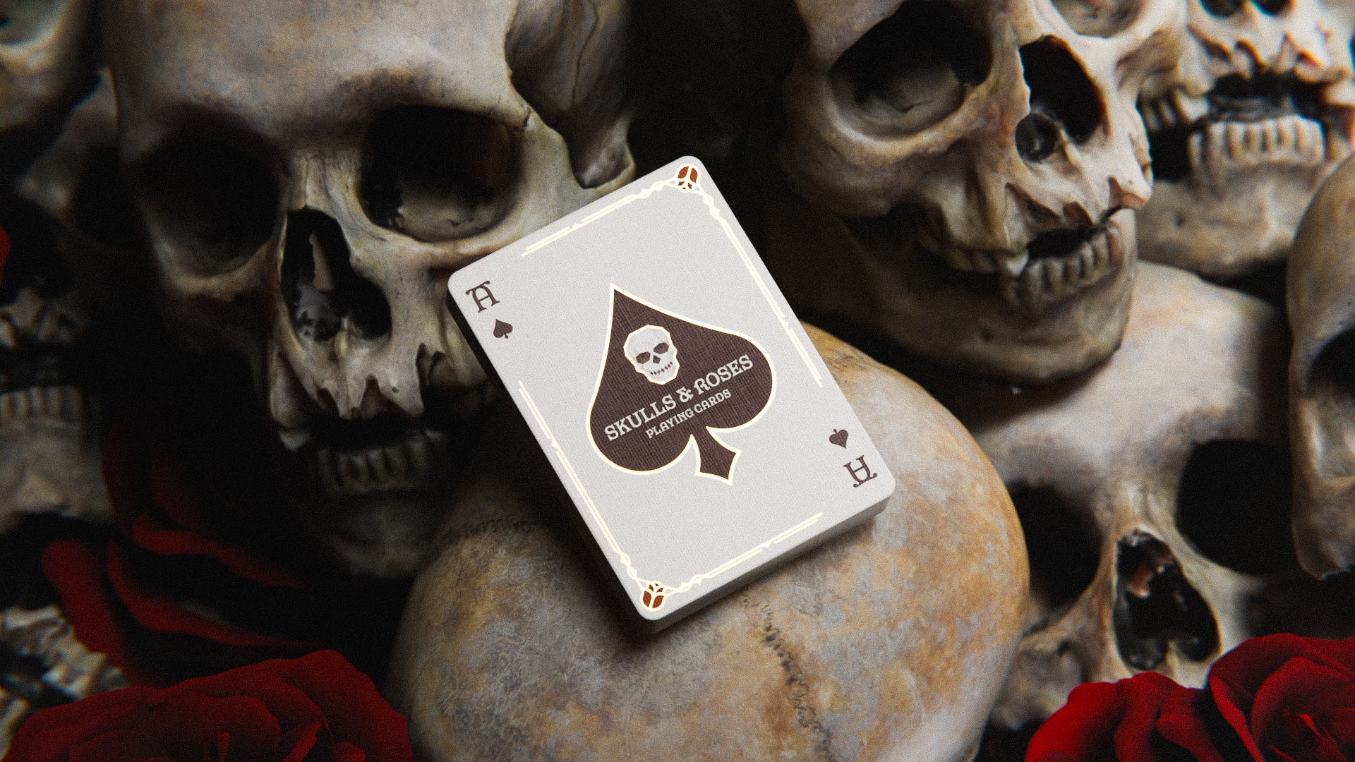 Skulls & Roses Gilded Edition Playing Cards