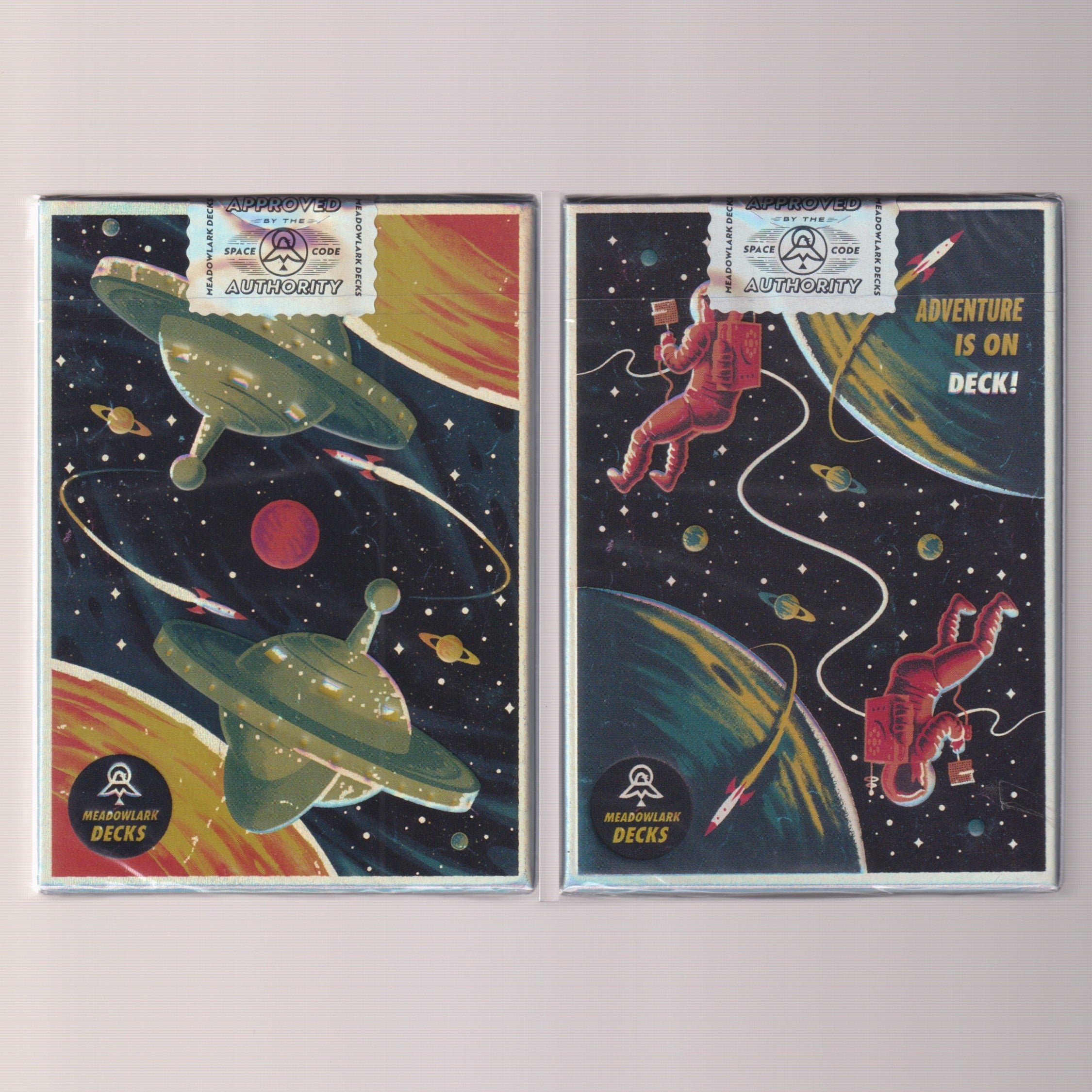 Space Suits Lunchbox & Holographic Set [AUCTION]