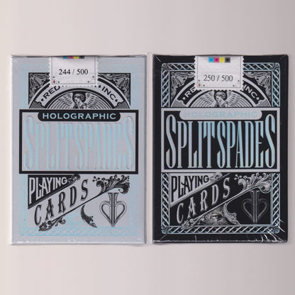 Holographic Split Spades Set [AUCTION]