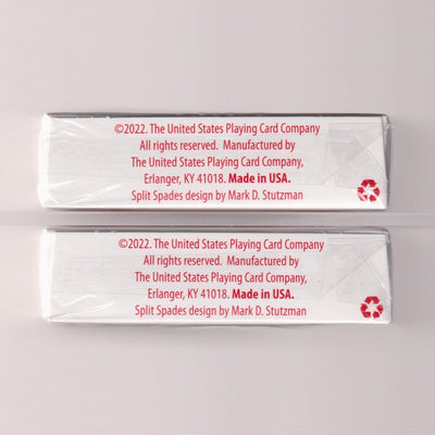Bicycle Split Spades Studio Edition (Red, Unsigned & Signed) [AUCTION]