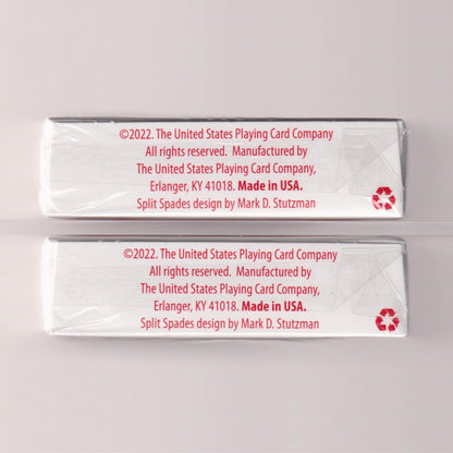 Bicycle Split Spades Studio Edition (Red, Unsigned & Signed) [AUCTION]