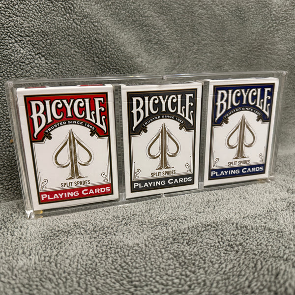 Bicycle Split Spades Set & Case [AUCTION]