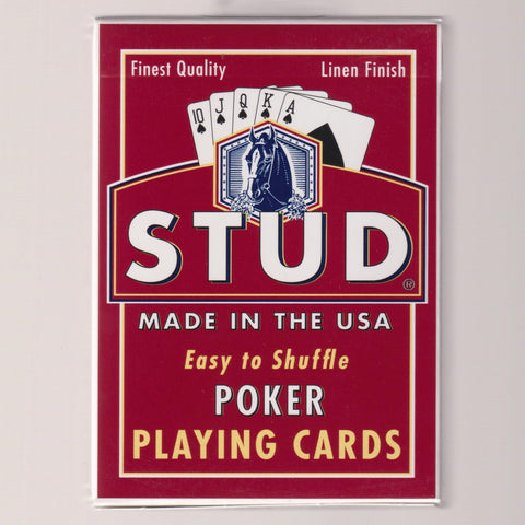 Stud Playing Cards (Red)