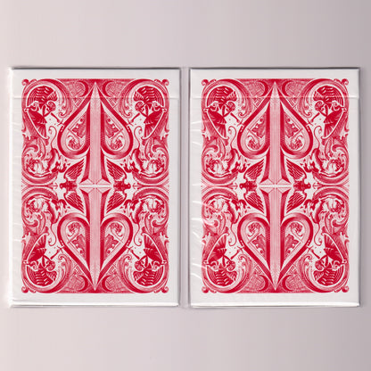 Bicycle Split Spades Studio Edition (Red, Unsigned & Signed) [AUCTION]