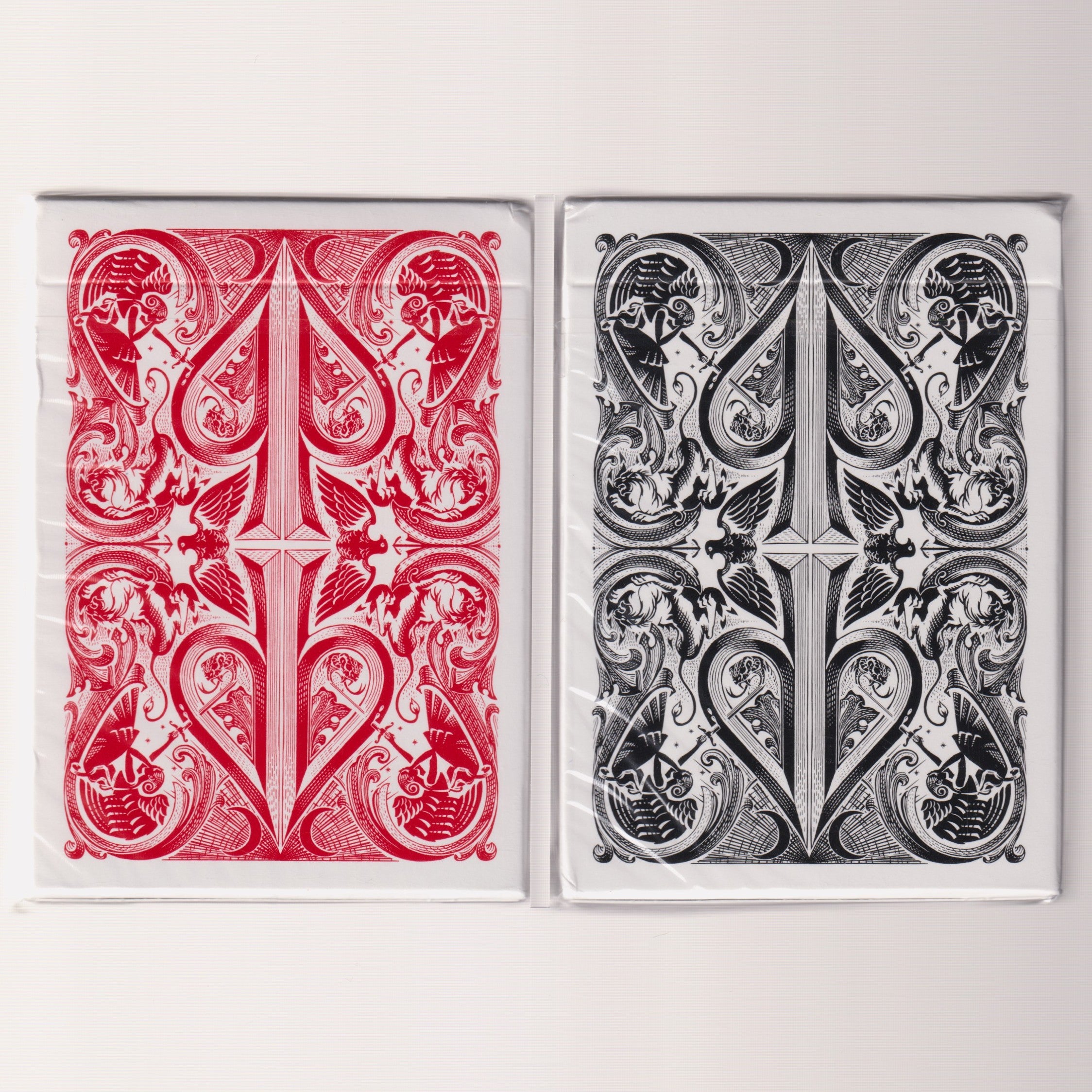 Bicycle Split Spades Studio Edition (Black/Red Set) [AUCTION]