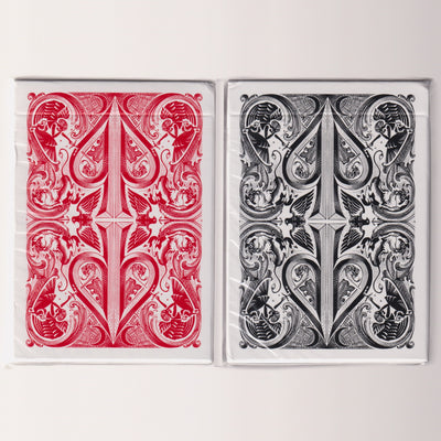 Bicycle Split Spades Studio Edition (Black/Red Set) [AUCTION]