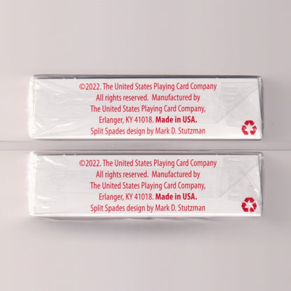 Bicycle Split Spades Studio Edition (Red, Unsigned & Signed) [AUCTION]