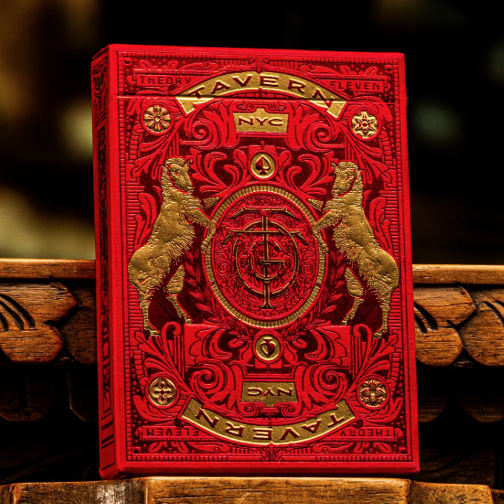 Tavern on the Green (Red Edition) Playing Cards [PRE-ORDER]